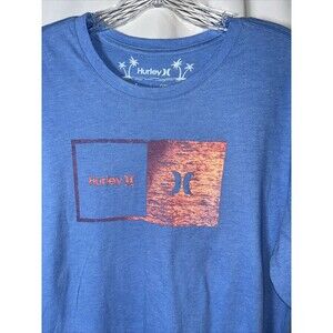 Hurley Everyday Halfer Gradient Short Sleeve T-shirt Blue M